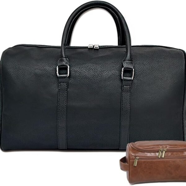 Expandable Weekender Bag with Shoe Compartment and Divider