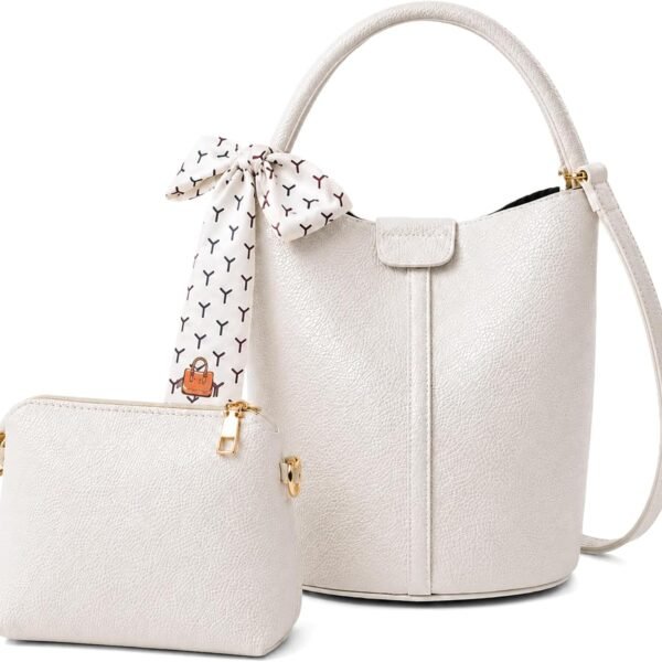 Shape Shifting Bucket Bag with Hidden Snap and Single Strap