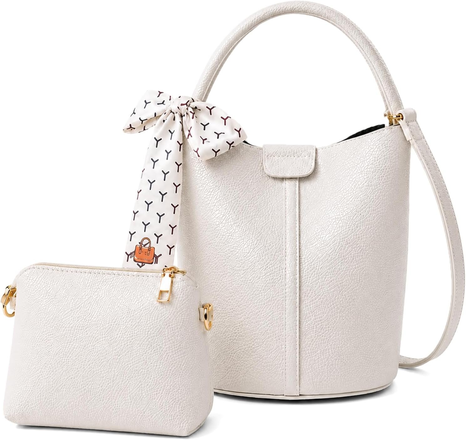 Shape Shifting Bucket Bag with Hidden Snap and Single Strap