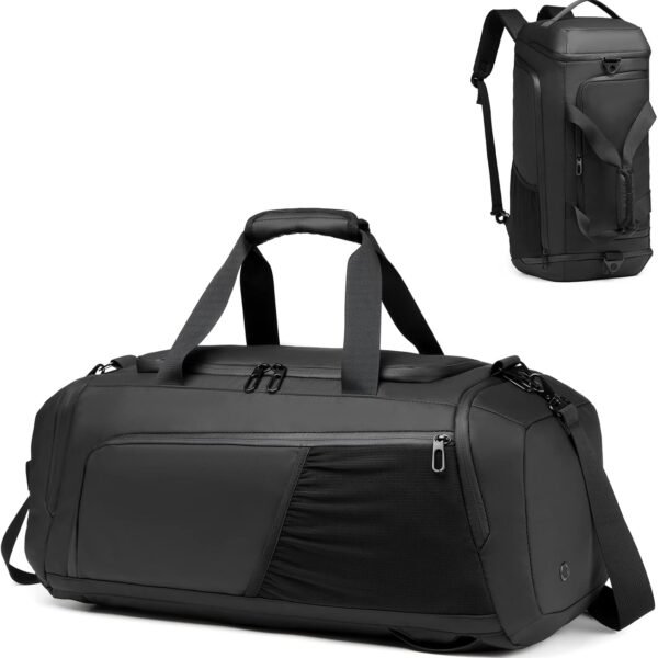 Foldable Weekender Bag with Suitcase Handle Sleeve