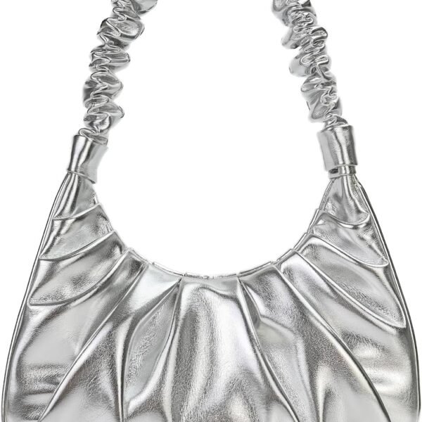 PU Leather Hobo Bag with Interior Zip Pocket