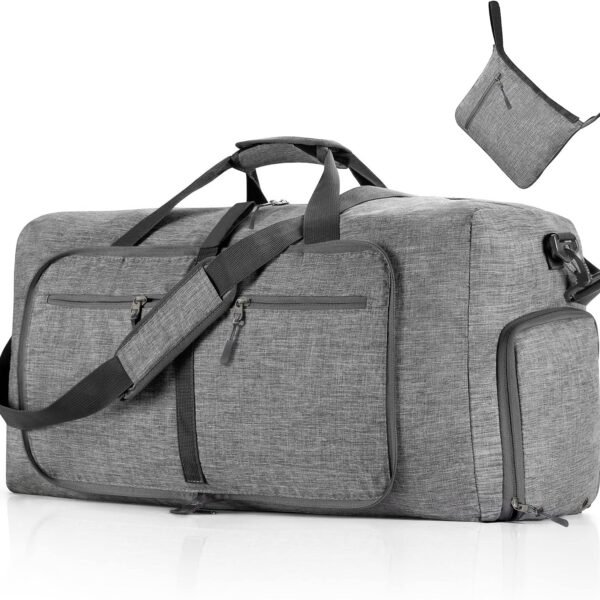 Expandable Foldable Weekender Bag with Shoe Compartment
